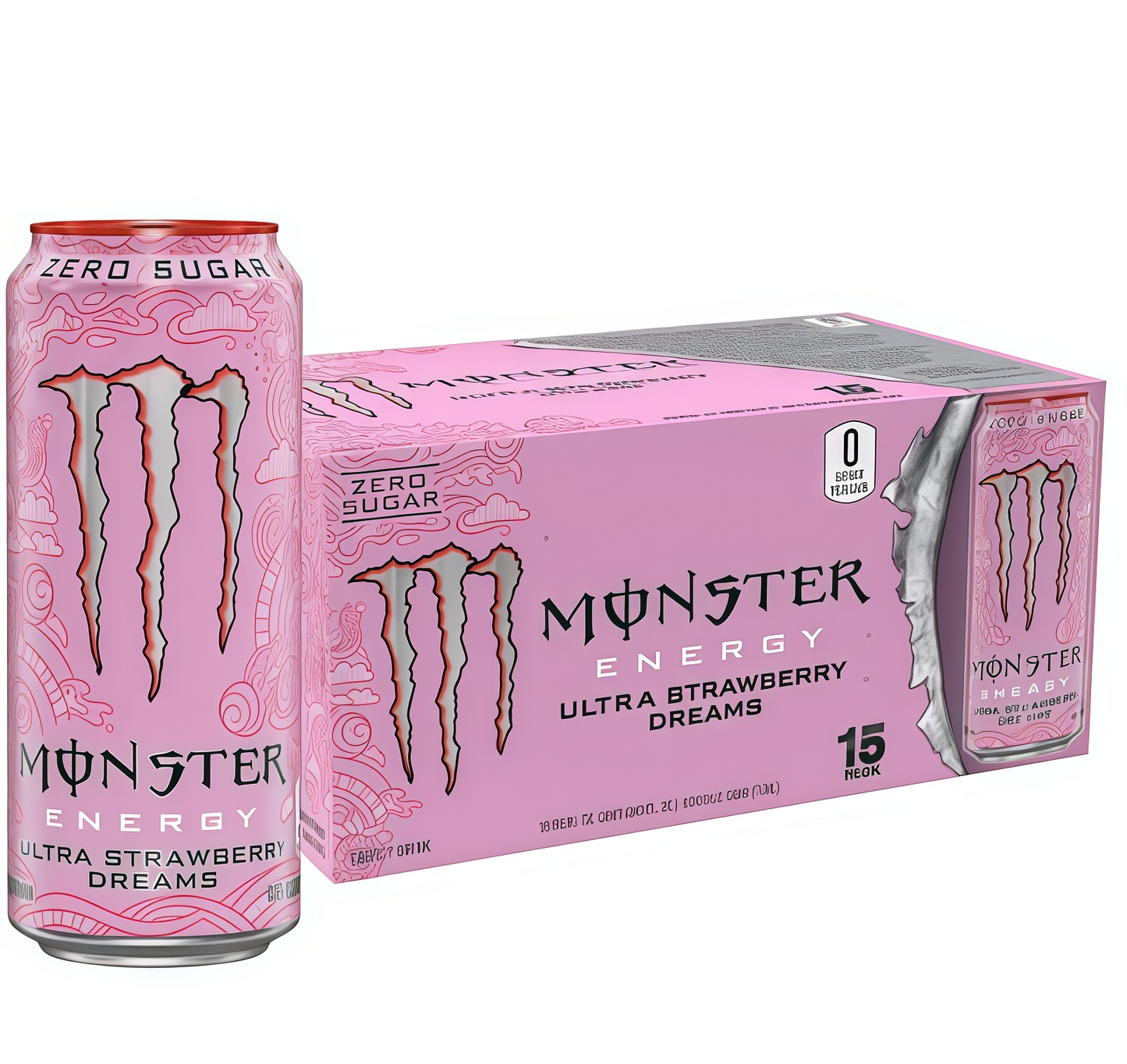 Zero Sugar Energy Drink, 16oz 15-Count Pack