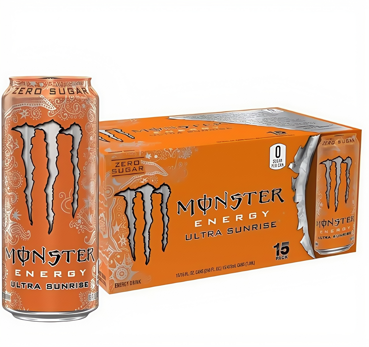 Zero Sugar Energy Drink, 16oz 15-Count Pack