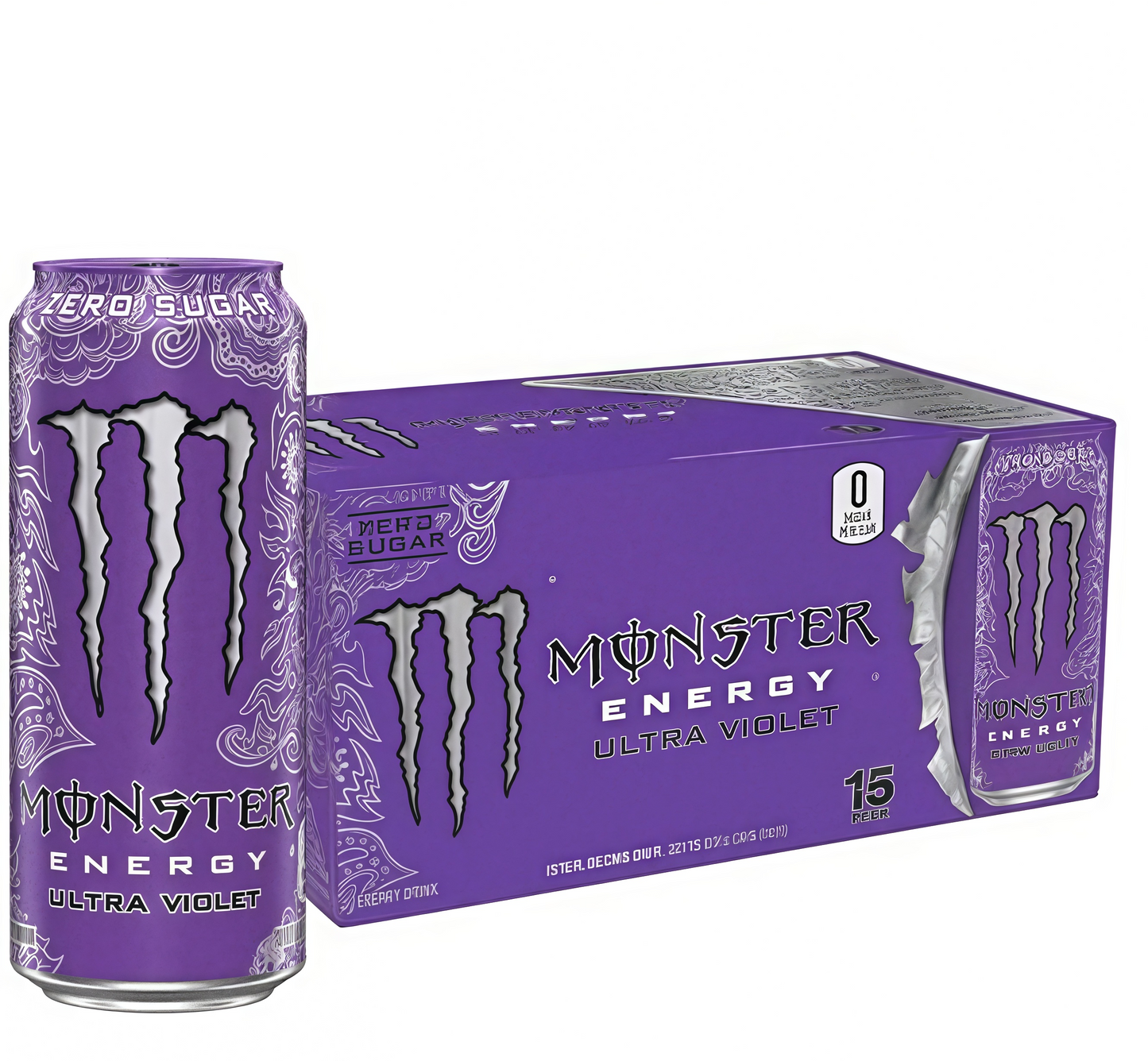 Zero Sugar Energy Drink, 16oz 15-Count Pack