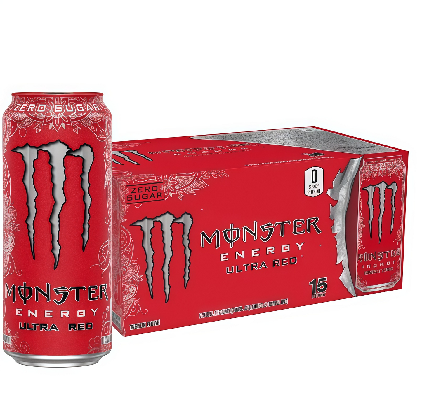 Zero Sugar Energy Drink, 16oz 15-Count Pack