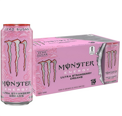 Zero Sugar Energy Drink, 16oz 15-Count Pack
