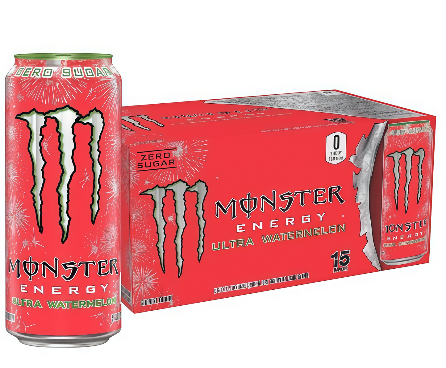 Zero Sugar Energy Drink, 16oz 15-Count Pack